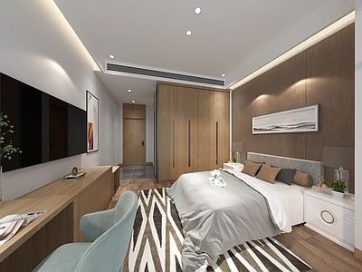 现代酒店客房 现代 酒店 酒店客房