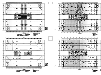 混凝土结构 10层办公 12栋厂房 混凝土框架 门式钢结构 施工图