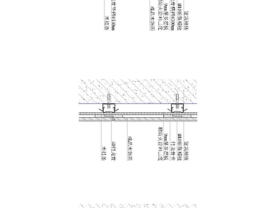 墙面节点 木饰面基层 施工图