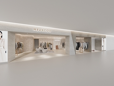 现代服装店 女装店 男装店 现代服装店