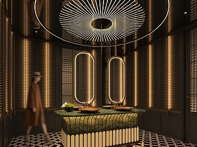 现代轻奢酒店卫生间 海派 顶奢