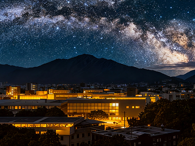 现代天空HDR 夜景星空HDR 宇宙星空HDR 夜景HDR