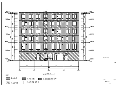 现代办公楼建筑 综合楼建 施工图