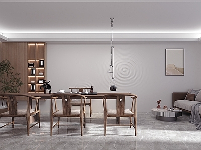 现代茶水间 现代茶室 休息区 茶桌椅组合模