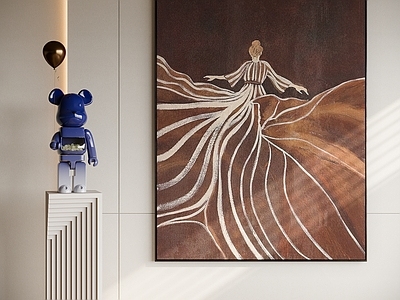 现代中古挂画 现代中古风装饰画