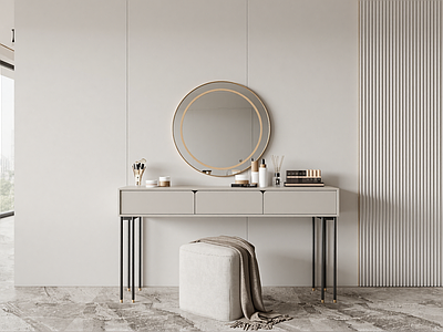现代轻奢梳妆台 现代梳妆台 摆件 梳妆台组合 衣柜梳妆台 梳妆柜