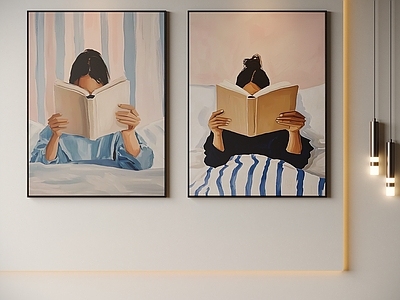 现代挂画 现代简约人物挂画