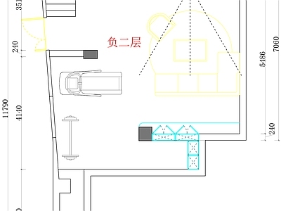 景观平面图 庭院平面图 施工图