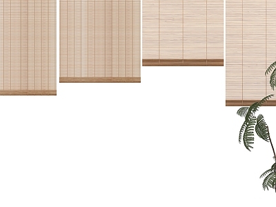 新中式百叶帘 窗帘 竹帘 百叶帘 新中式窗帘