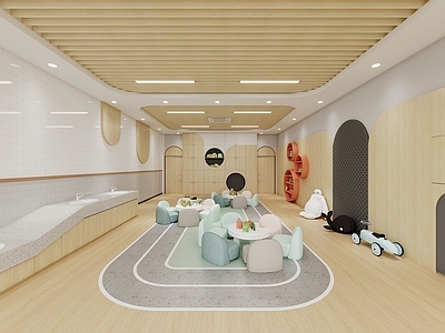 现代教室 现代 美术教室 幼儿园