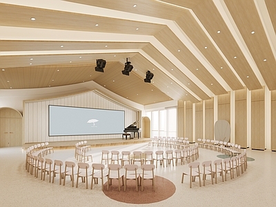 现代教室 现代 音体室 音乐教室