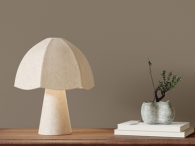 奶油简约台灯 装饰灯 摆件组合