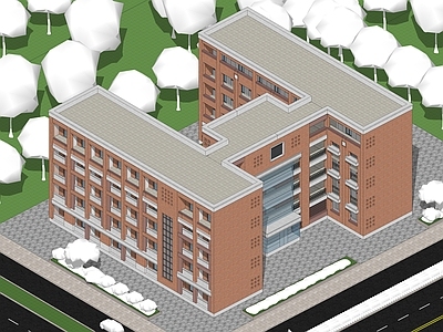 现代极简学生宿舍 宿舍