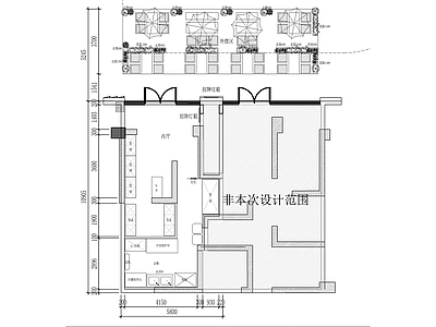 现代烧烤店 地摊烧烤 施工图
