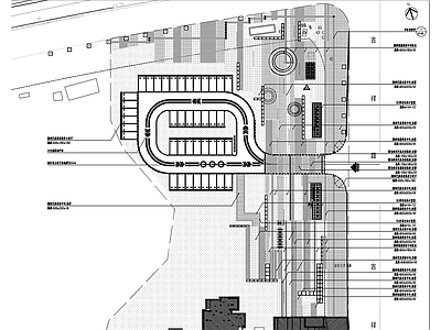 现代广场 停车场绿化园林施 施工图