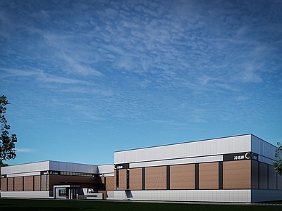 现代厂房 现代厂房 现代仓库 冷库 彩钢板