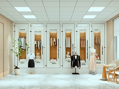 现代党政机关 服装产业展厅 文明实践中心