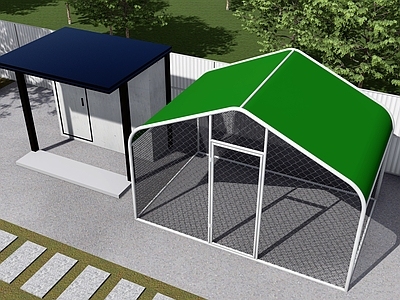 现代其他公共建筑 鸡笼