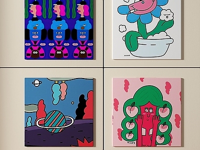 现代简约挂画 女孩房挂画 书房挂画 客厅挂画 玄关挂画