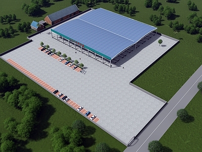 现代农贸市场 农贸市场大棚 菜场