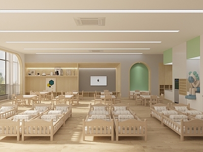 现代幼儿园 现代幼儿园 教室寝室