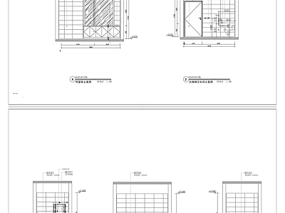 现代超市 邻里中心公共部位 施工图