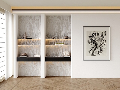 现代简约书柜 边柜 满墙书柜 开放书柜 客厅书柜 书房书柜