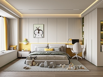 现代儿童娱乐室 现代儿童房