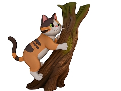 家禽动物 猫 卡通猫