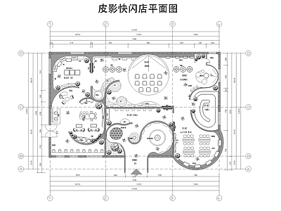 文化展厅 皮影快闪店 施工图