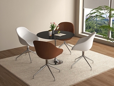 现代休闲桌椅 洽谈桌椅 现代休闲桌椅组合