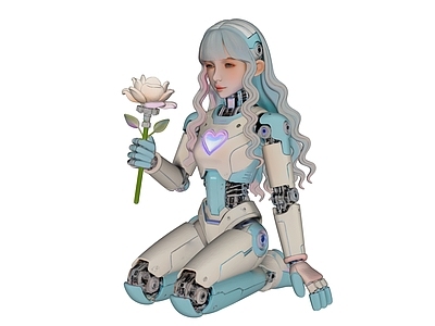 虚拟人物 机器人 女人