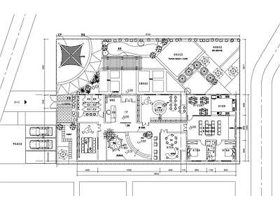 现代中式庭院 民宿庭院 农村庭院 私家庭院 花园庭院 酒店庭院 施工图