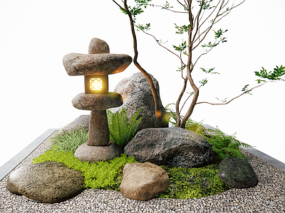 新中式日式景观灯 石灯 庭院灯 景观小品灯 禅意小品