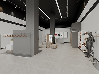 现代服装店 服装店