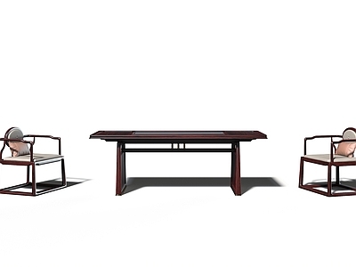 新中式中式茶桌椅 茶桌 茶台