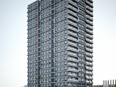 现代厂房 现代产业园 现代工业厂房 产业园办公楼 工业上楼厂房 现代简约办公楼