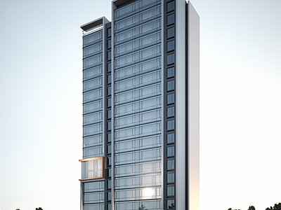 现代厂房 现代产业园 现代工业厂房 产业园办公楼 工业上楼厂房 现代简约办公楼