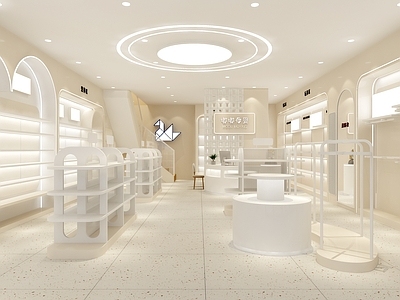 现代奶油母婴店 母婴店