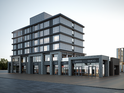现代酒店建筑 多层酒店 多层办公楼 现代酒店建筑 多层酒店办公楼 现代酒店公寓