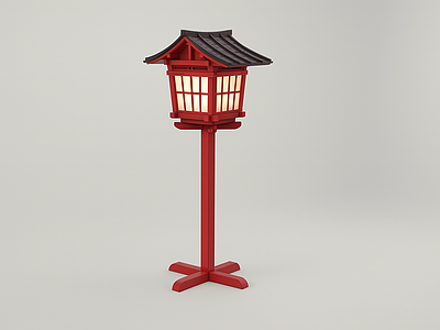 日式灯笼 日式灯笼 日式落地灯 寺庙灯 日式地灯 日式灯