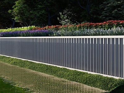 现代简约栏杆扶手 景观护栏 滨水护栏 铁艺护栏 简约护栏 特色护栏