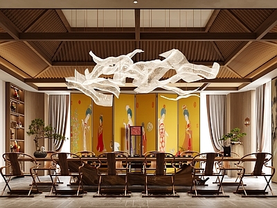 新中式中式包厢 餐厅包厢 会所包厢 酒店包厢 宋氏美学