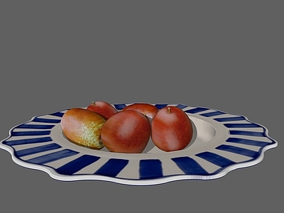 水果蔬菜 水果 冬枣 碟子