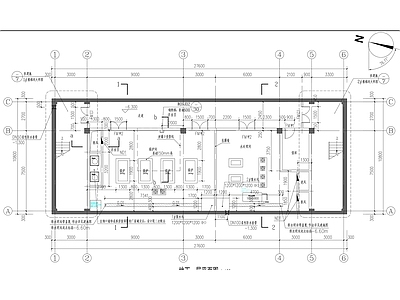 现代简约其他建筑 锅炉房 锅炉房建筑 燃气锅炉房 地下锅炉房 地下设备间 施工图