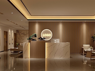 新中式现代足浴店 按摩店 足浴店 会所 养生会所