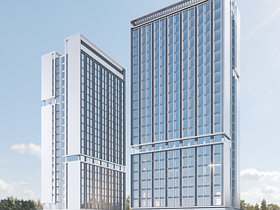现代酒店建筑 高层酒店 高层酒店公寓 高层酒店办公楼 现代酒店公寓 高层酒店建筑