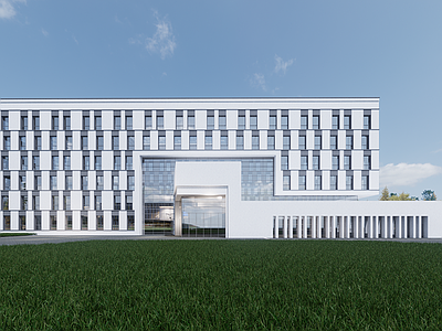 现代图书馆建筑 现代图书馆 图书馆 图书馆建筑 学校图书馆 多层图书馆