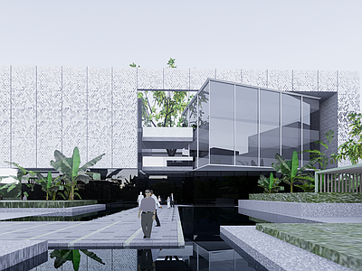 现代科技馆 展览馆