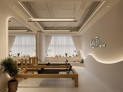 现代瑜伽室 瑜伽室 普拉提室